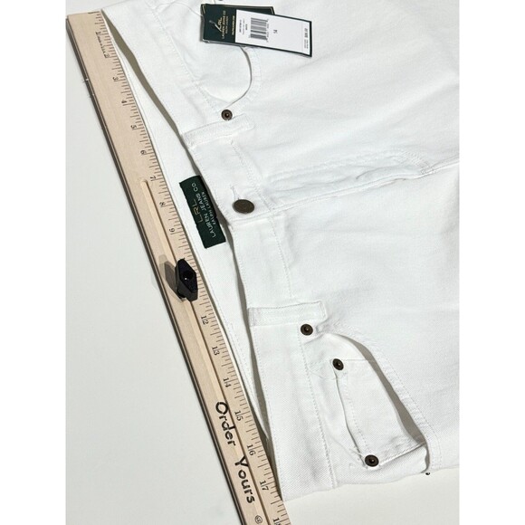 NWT $89.50 Lauren Ralph Lauren White Classic Straight Stretch Jeans Women Sz. 14 - Picture 14 of 16